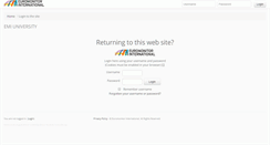 Desktop Screenshot of euromonitoruniversity.com